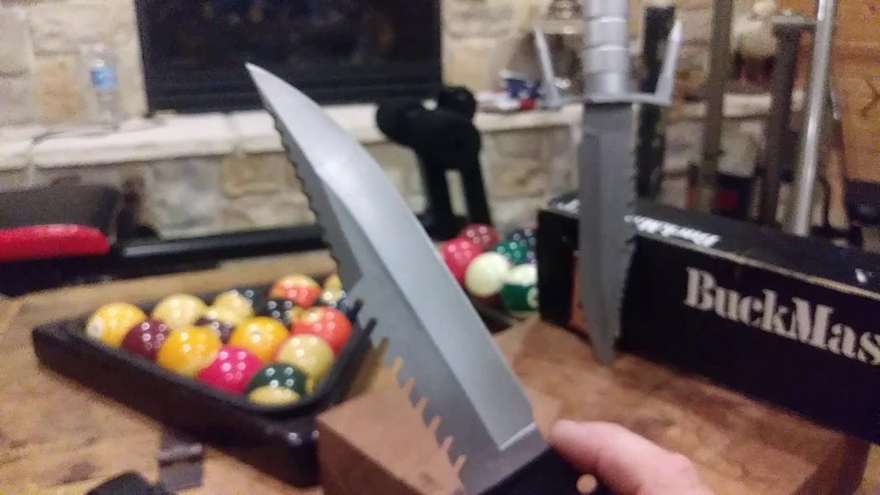 Buckmaster 185 and 184 knife review