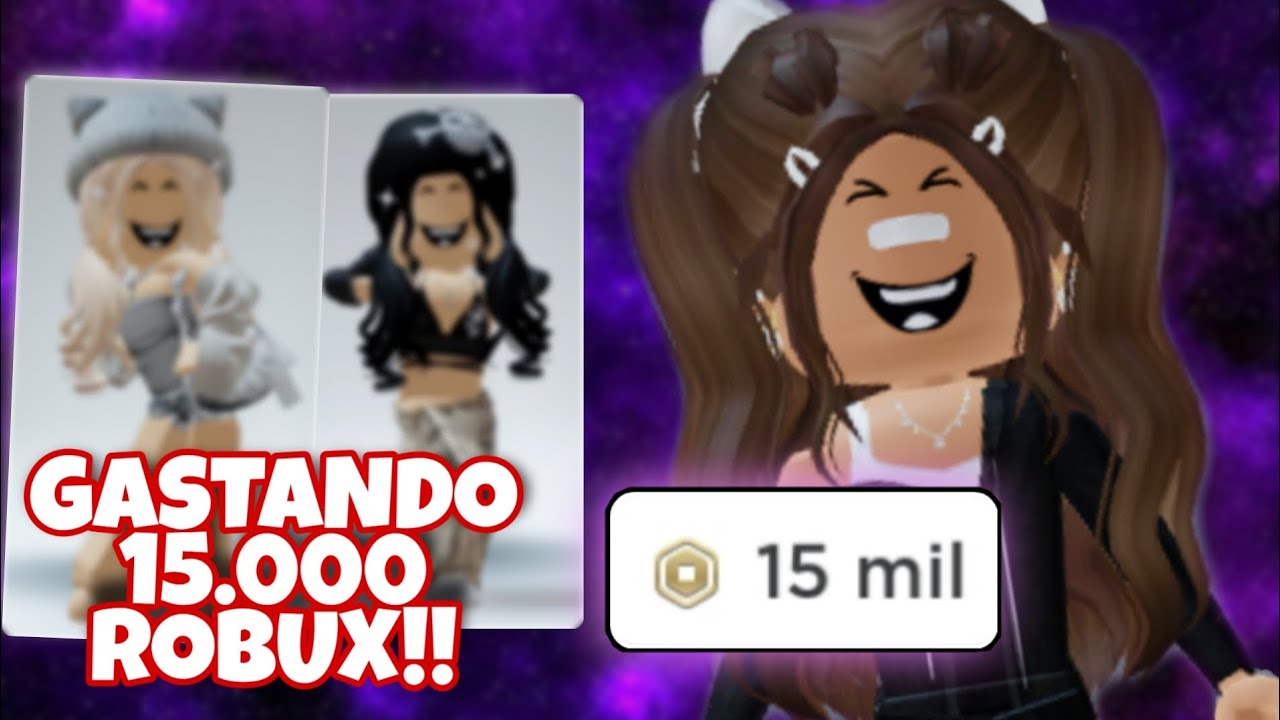 GASTANDO 15 MIL ROBUX QUE GANHEI DE GRAÇA!!