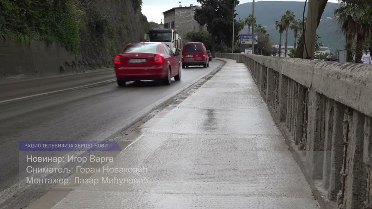 RTHN - Završena sanacija trotoara u Zelenici, počinje rekonstrukcija trotoara na Toploj