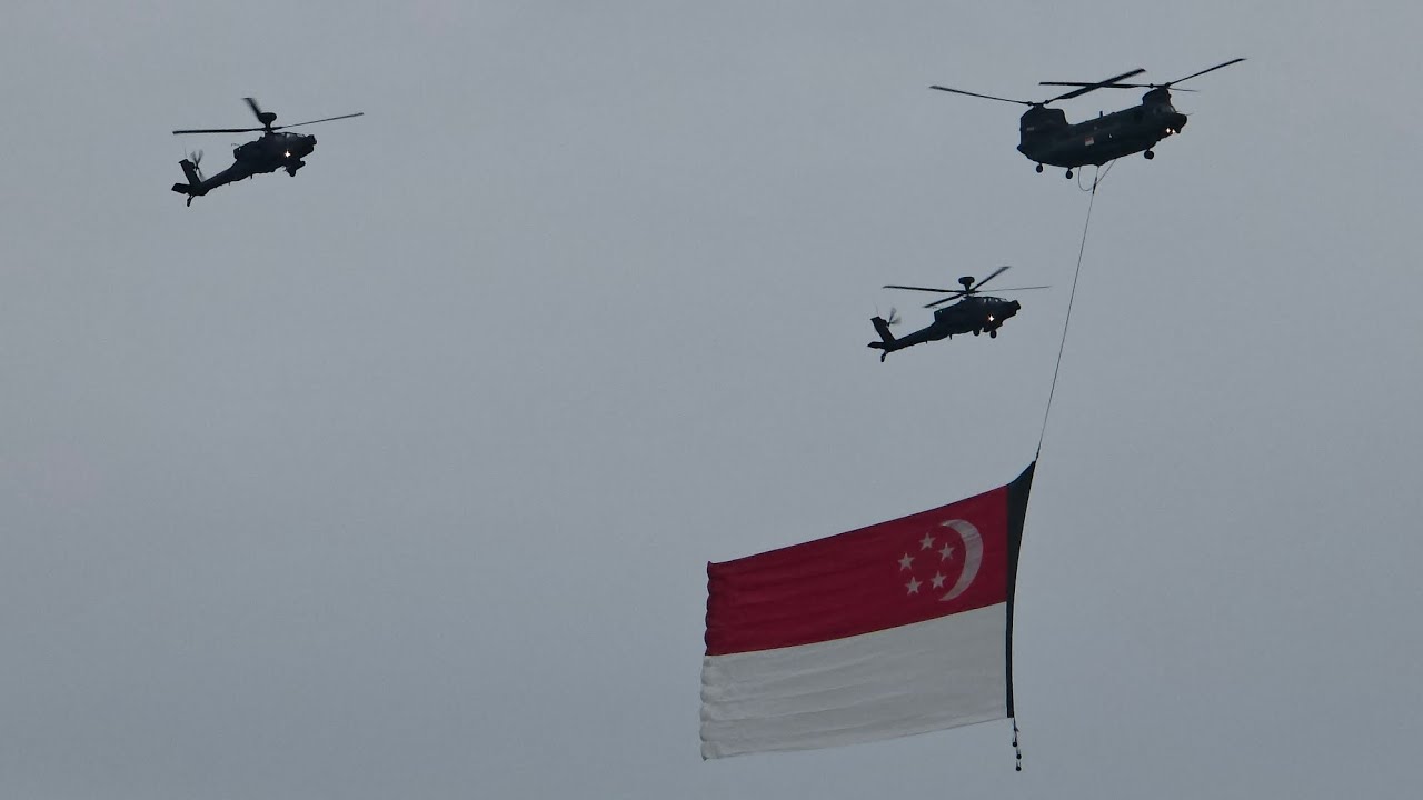 2025 NDP rehearsal at Marina Bay