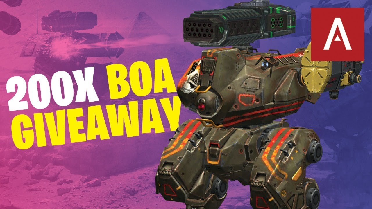 🔴 War Robots - NEW GIVEAWAY 200x Boas + Old Robots Gameplay WR Live