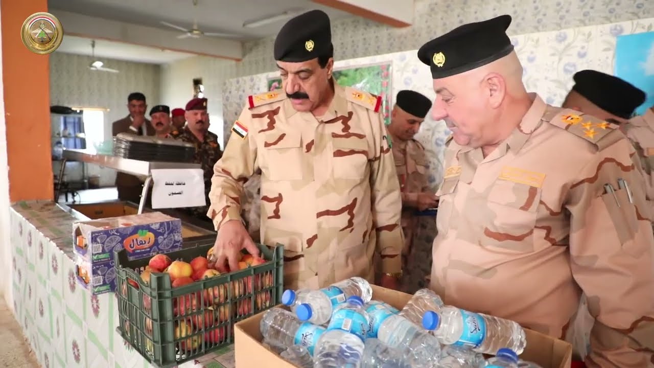 مدير مديرية إدارة المواقع يجري جولة تفقدية لمداخر تموين ديالى لمتابعة ارزاق المقاتلين الابطال