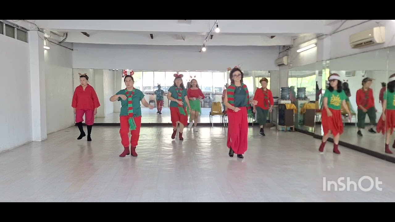 Cherry Blossoms LD | Reggae Jingle Bells 2025 Line Dance | Beginner | Choreo by Youngran Na (KOR)