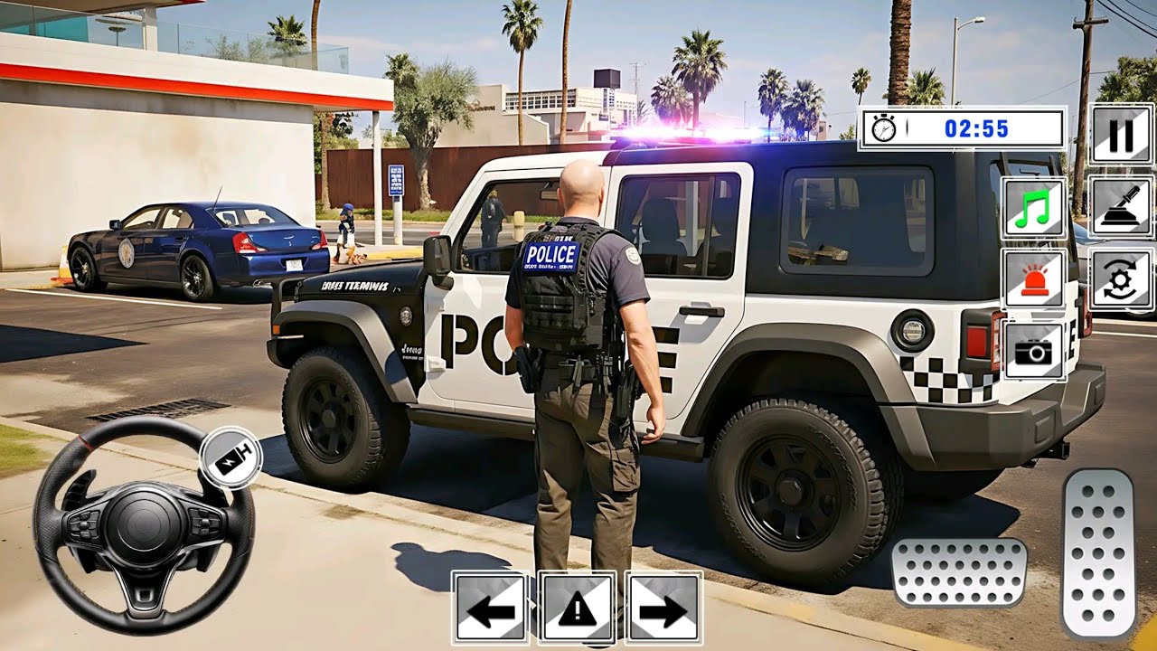 Police Car Jeep Game-Police Chase Game Simulator