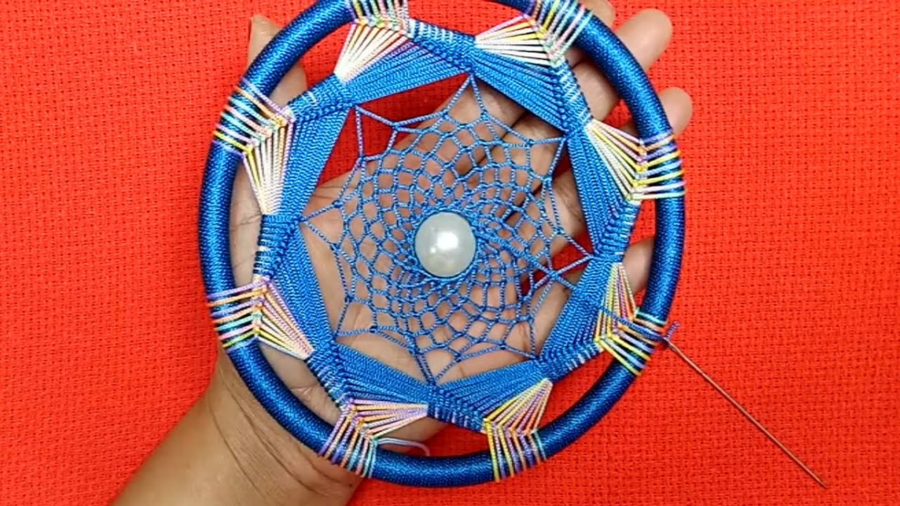 DIY Room Decor | Dream Catcher Wall Hanging Craft!! Atrapasueños colgante de pared. WOW! This is it!
