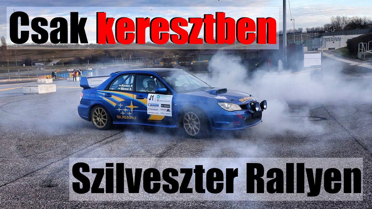 Szétcsapattuk a Szilveszter Rallye-t a Subaruval.