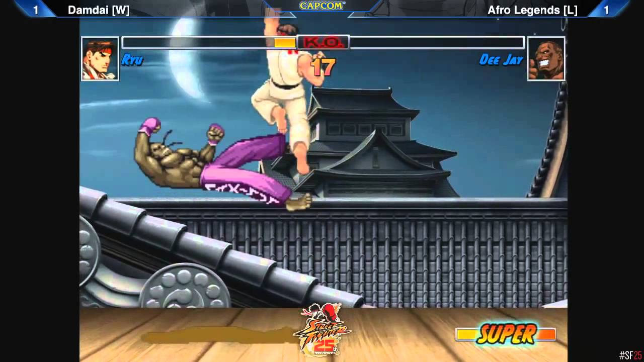 SF25th Anniversary Global SSFII Turbo HD Remix Grand Finals - Damdai vs. Afro Legends