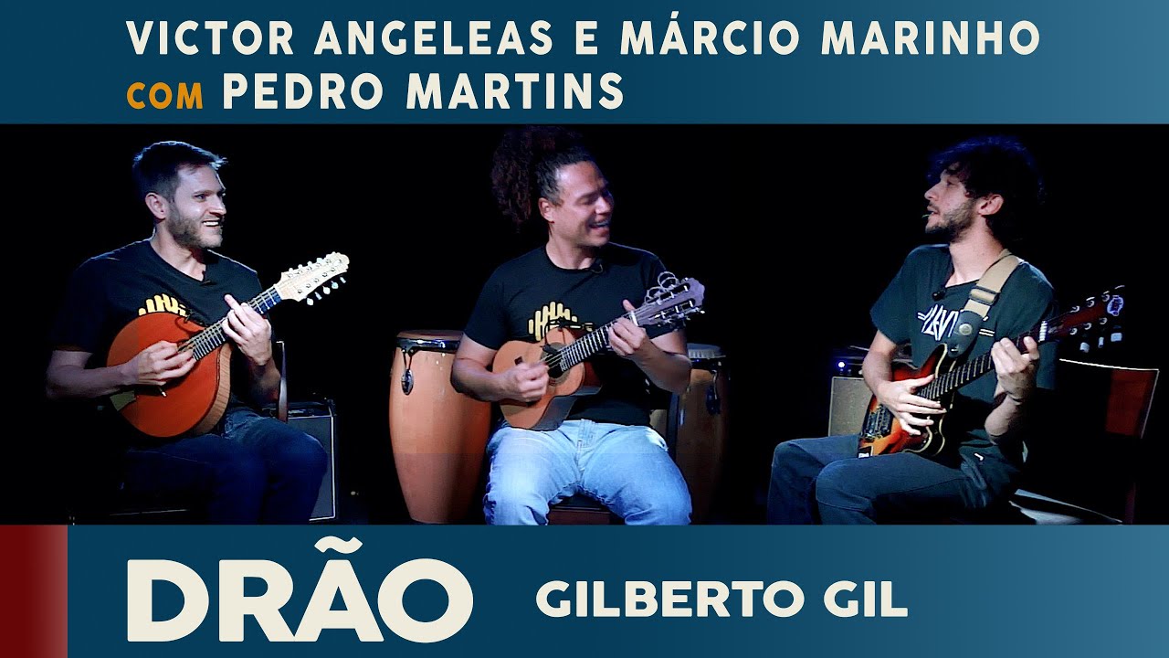 Dr&atilde;o (Gilberto Gil) com Pedro Martins no Programa Face Musical