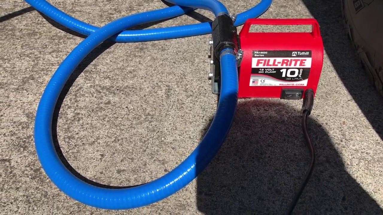 Portable-Fill Rite Diesel Fuel Pump