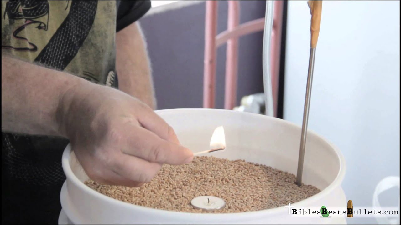 Preparedness: Nitrogen Packing Grains in Buckets and Barrels