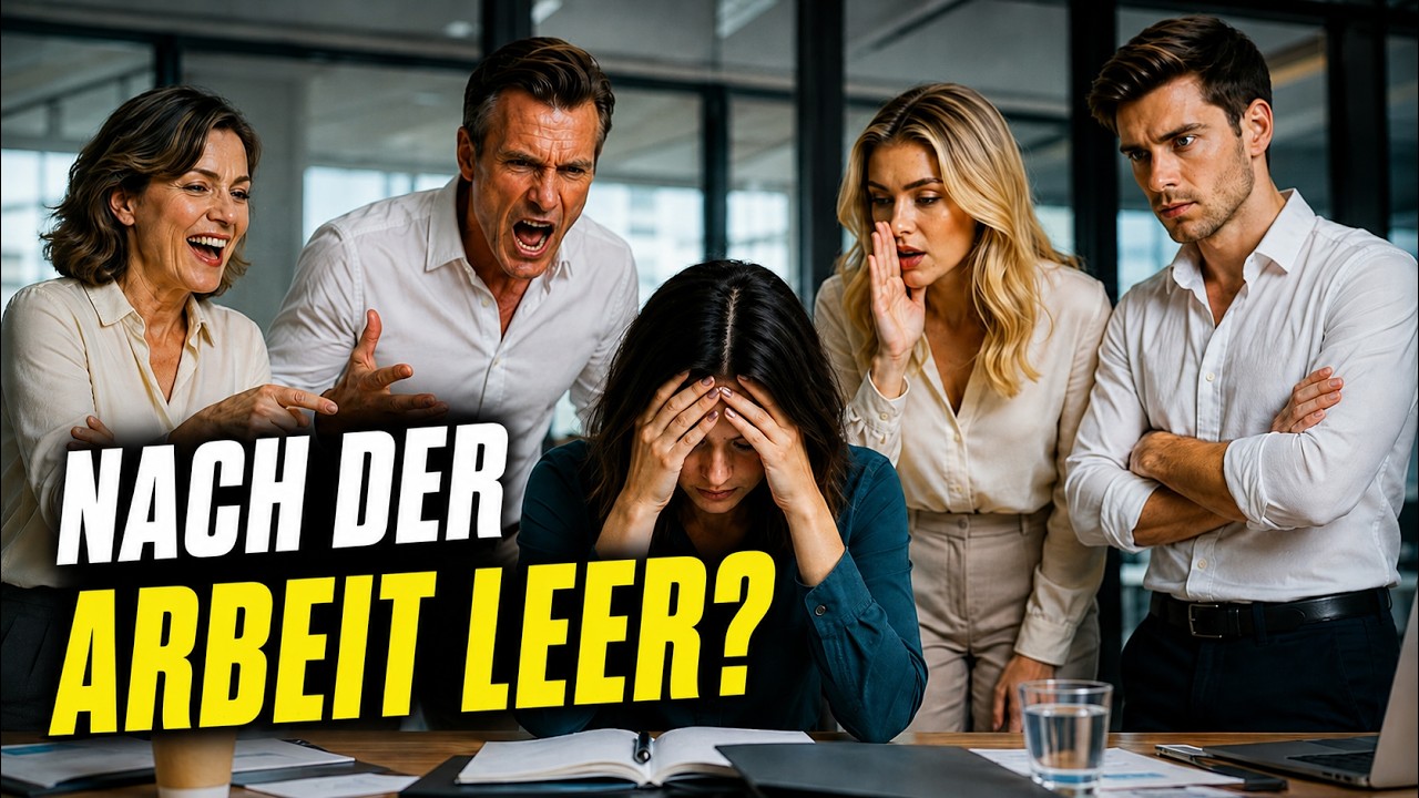 Nach der Arbeit völlig leer – wegen ihnen.