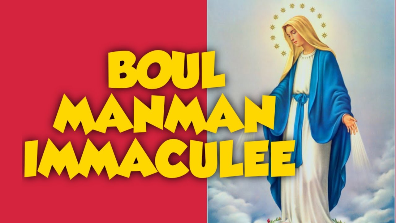 BOUL IMMACULEE POU NOU JWE POU F&Ecirc;TE LI