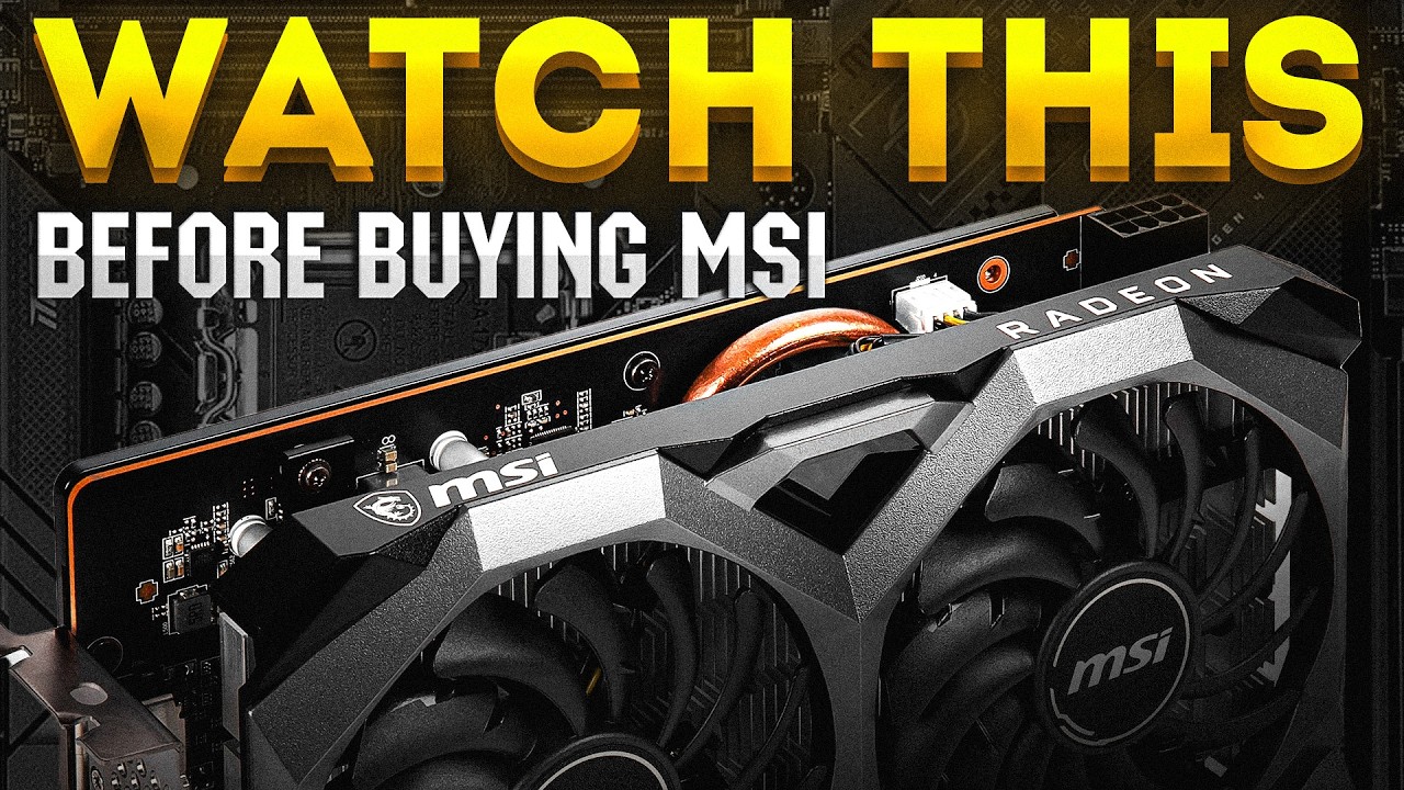 Warning to MSI AMD graphics card buyers