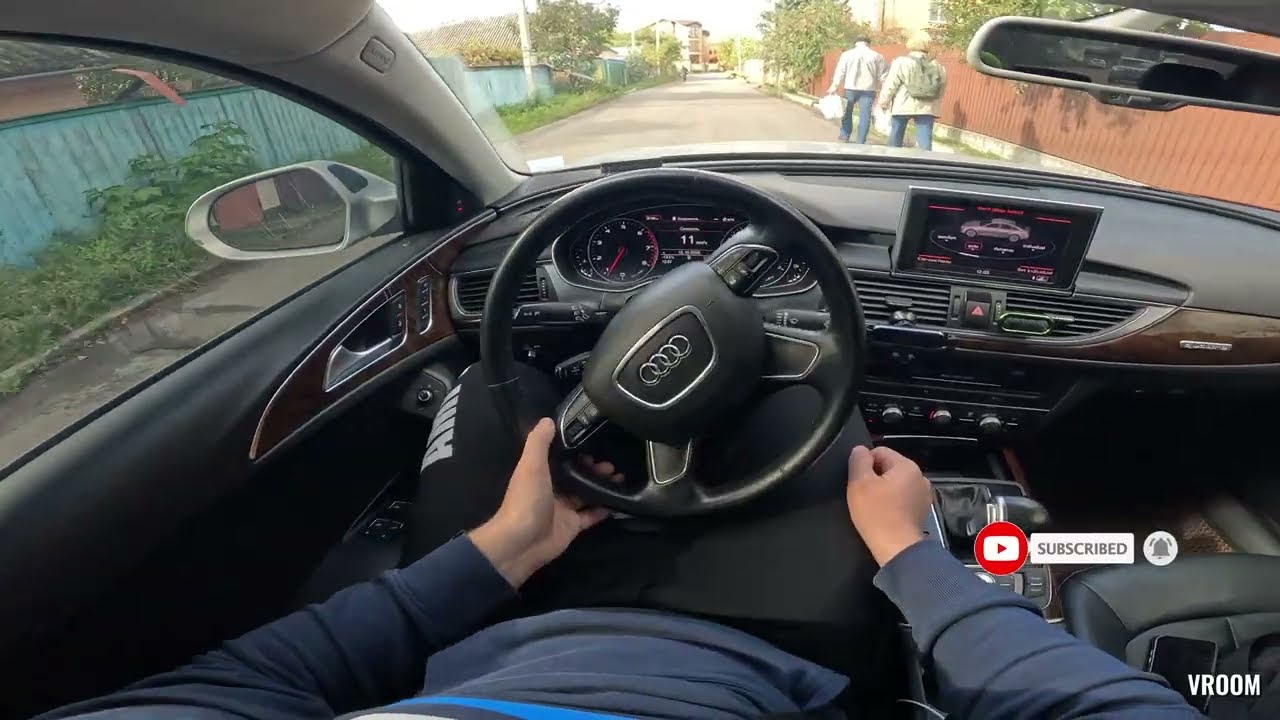 2013 AUDI A6 C7 2.0 TFSI quattro AT - POV test-drive