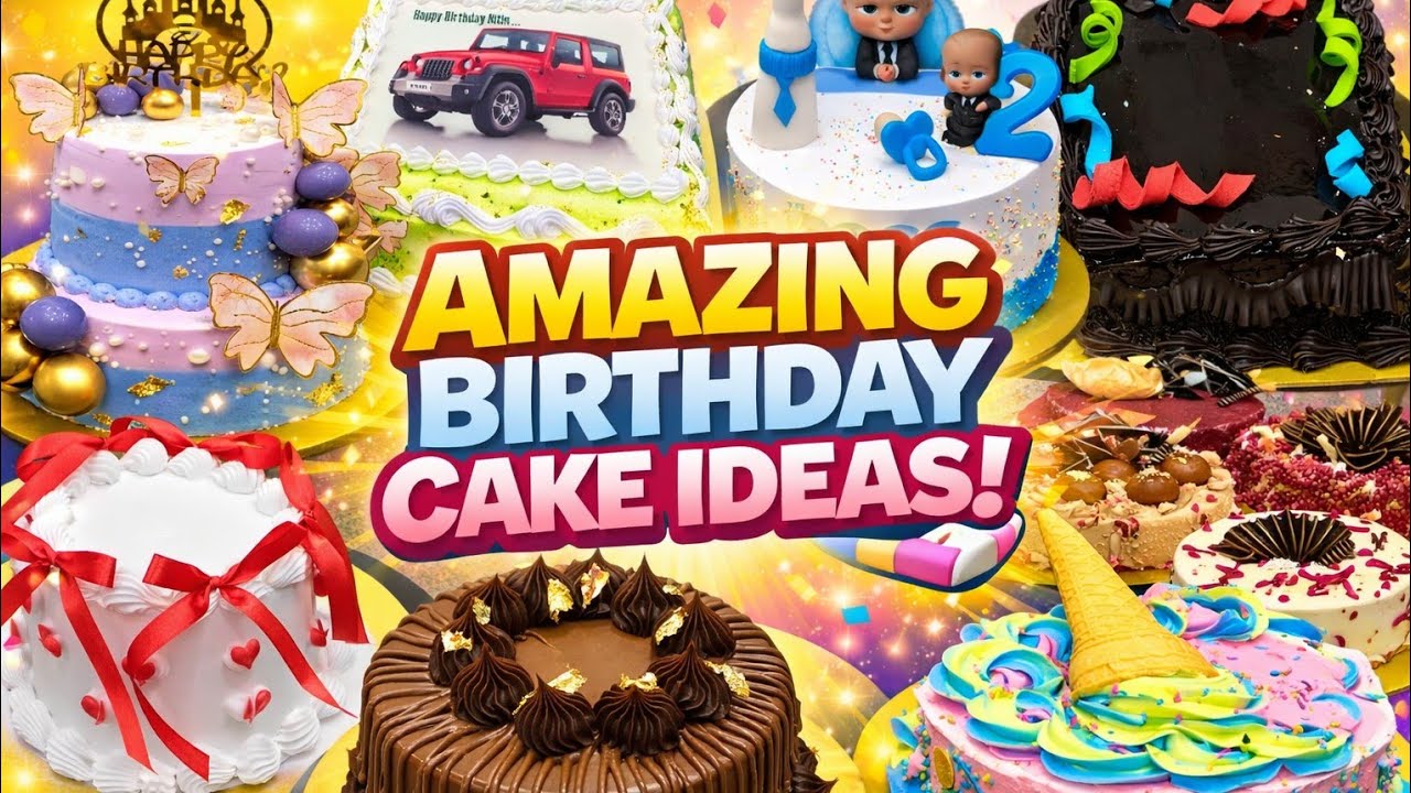 Beautiful Birthday Cake Ideas | Easy Cake Decorating Tutorial Compilation