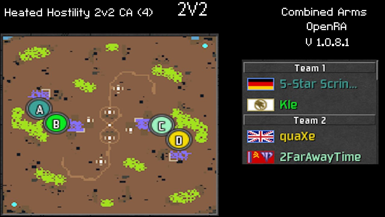 301# - Gren rush - 2 - 24/01/2026 - 2v2 - Combined Arms V1.0.8.1 (OpenRA)