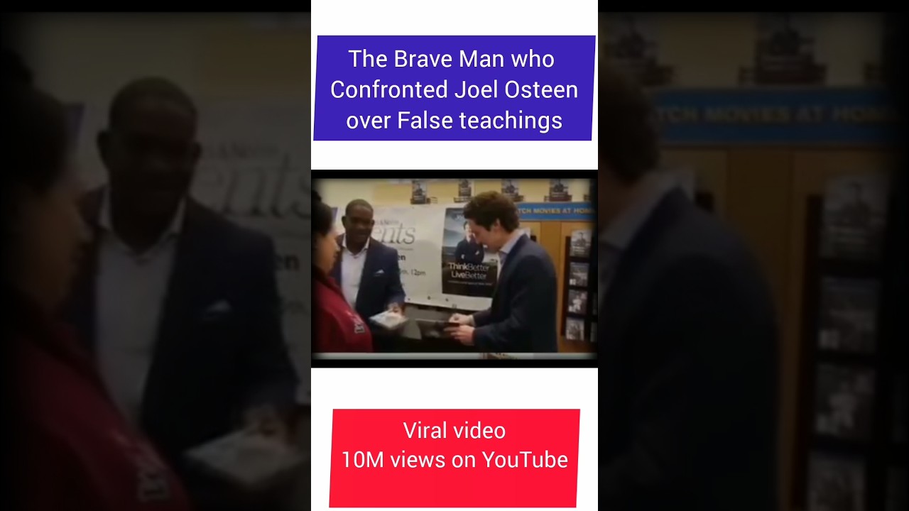 Man Confronts Joel Osteen, Kenneth Copeland, and Benny Hinn Over Prosperity Gospel