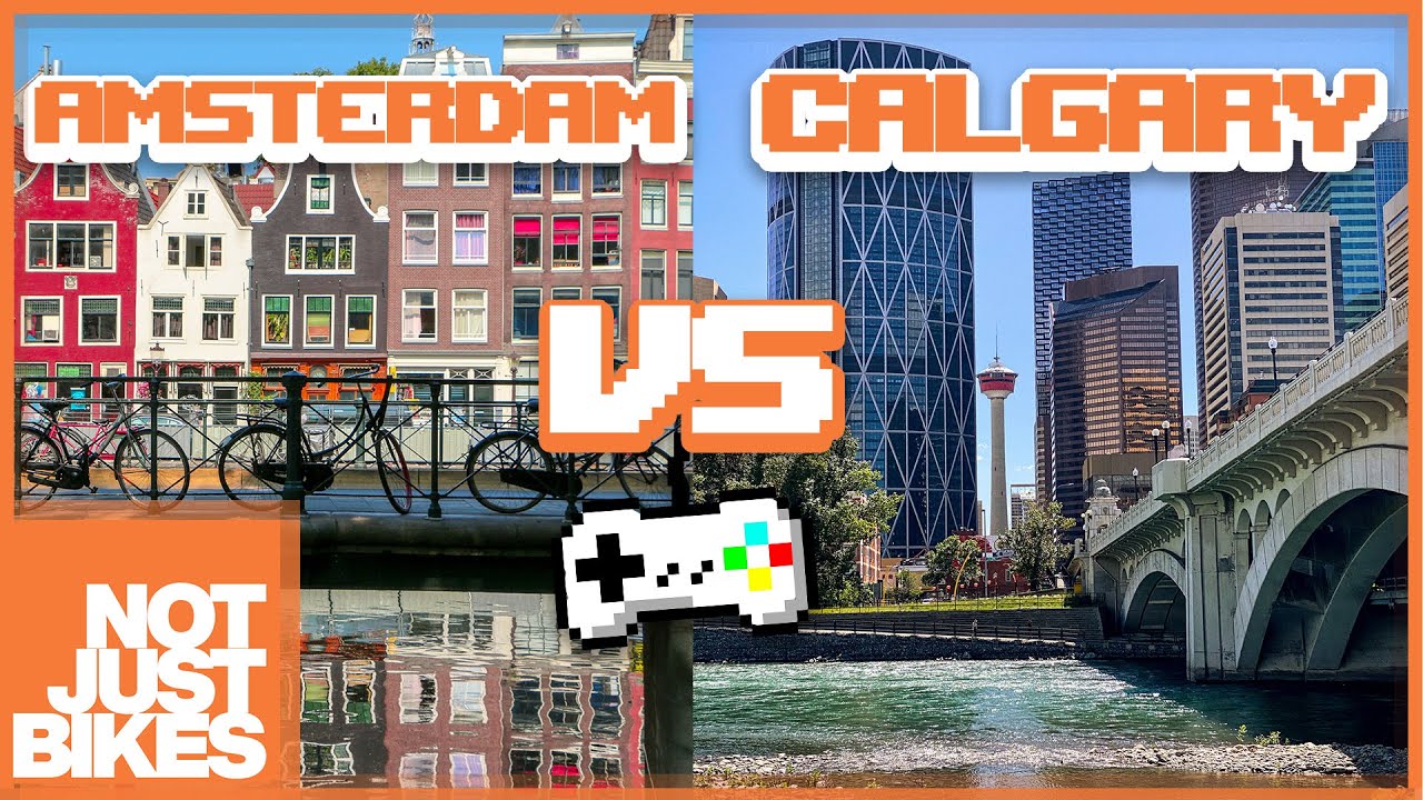 Safe Cycling Showdown - Good vs. Bad City Design - Plus 1 Minus 2
