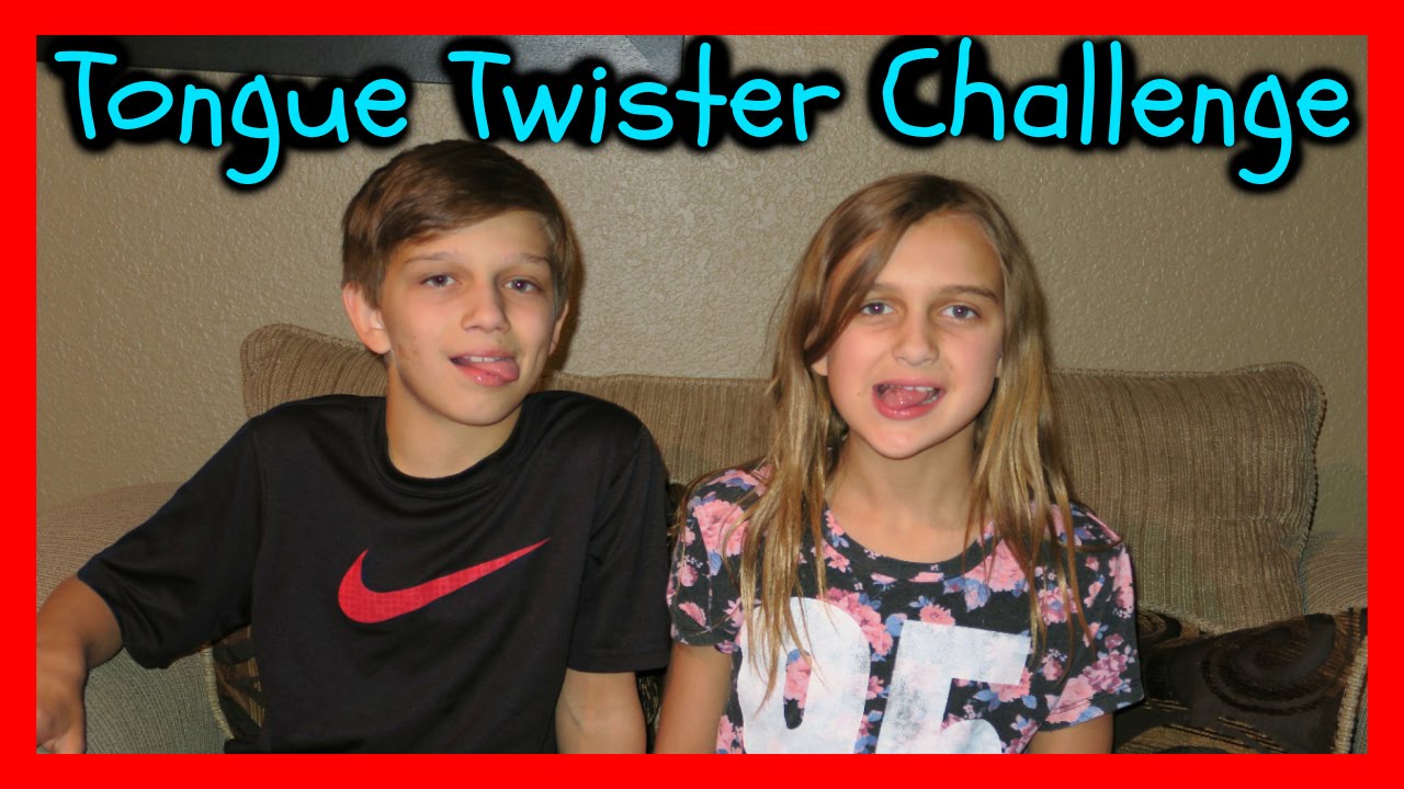 TONGUE TWISTER CHALLENGE - KIDS EDITION