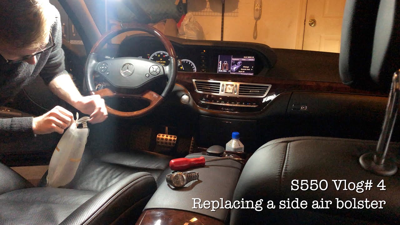 Fix a Leaking Side Bolster Air Bladder - S550 Vlog #4