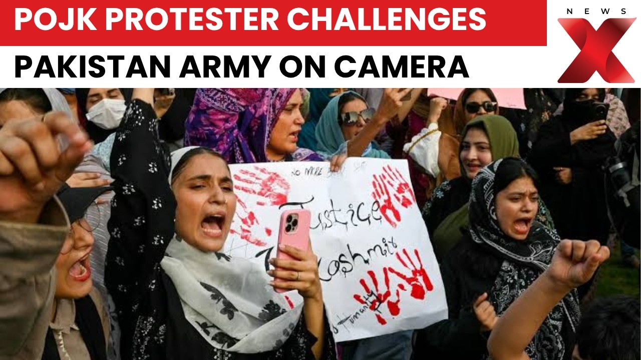 PoJK Protest Video Shows Demonstrator Confronting Pakistan Army Amid Ongoing Regional Unrest |
