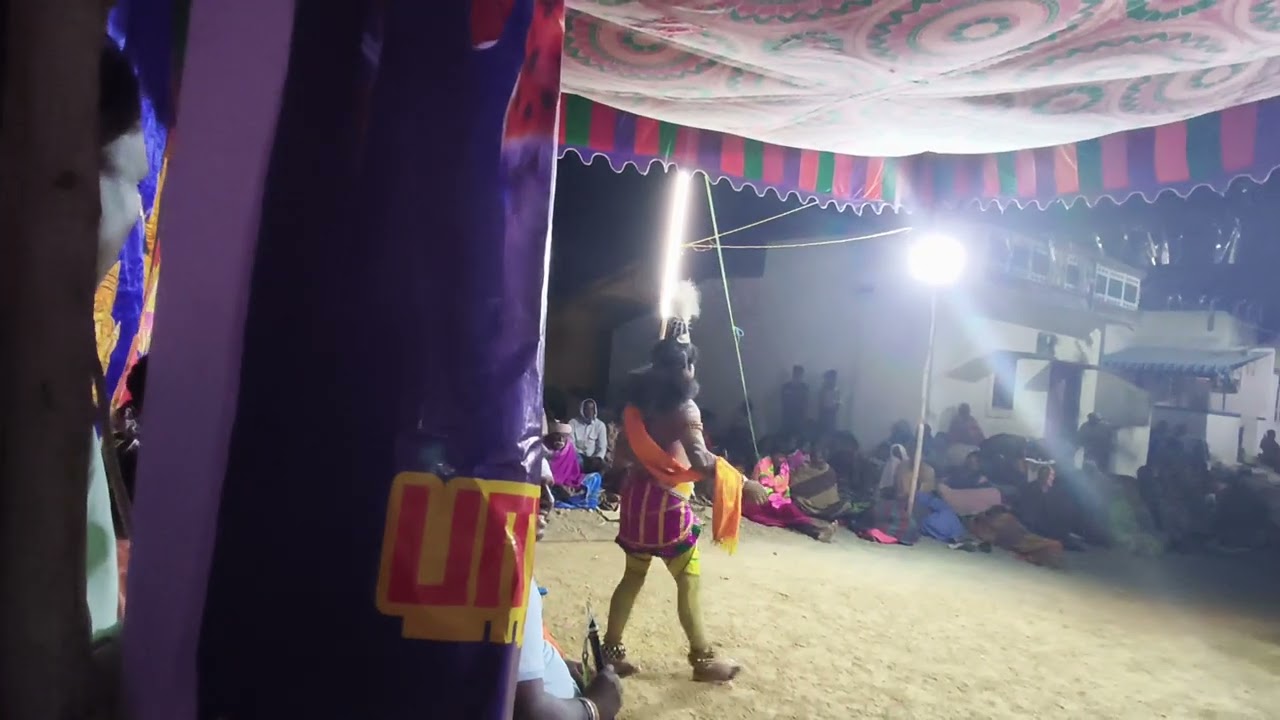 வில் வளைப்பு நாடகம். அர்ஜுனன் வருகை