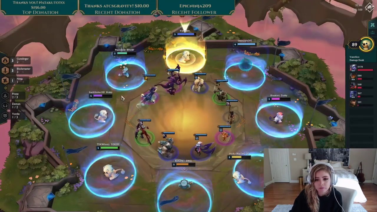 Chrissy Costanza Plays Team Fight Tactics (Music Edition)