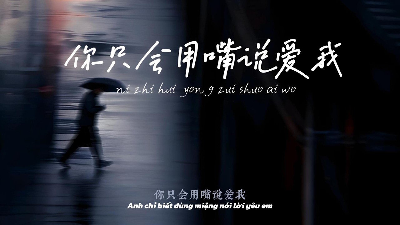 [Vietsub] Anh Chỉ Biết Dùng Miệng Nói Lời Yêu Em - Tử Hân 你只会用嘴说爱我 · 梓欣