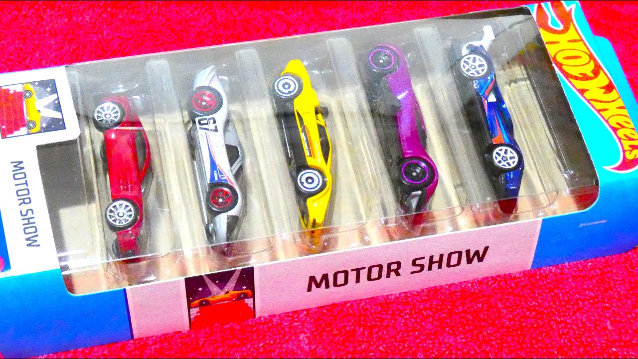 Hot Wheels MOTOR SHOW 2023, набор из 5 штук
