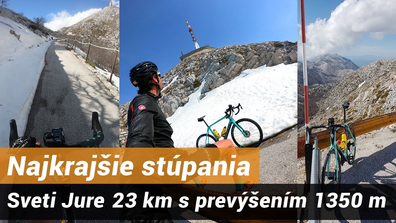 Najkrajšie stúpania - Sveti Jure – 23 km s prevýšením 1 350 m