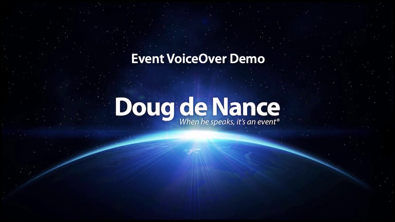 Doug de Nance Event VoiceOver Demo Video