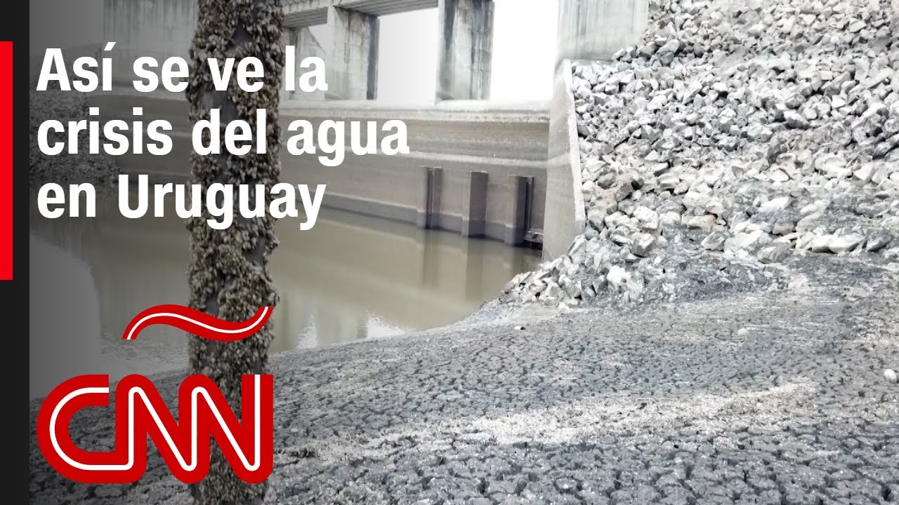 Crisis hídrica en Uruguay deja reservas de agua en niveles críticos