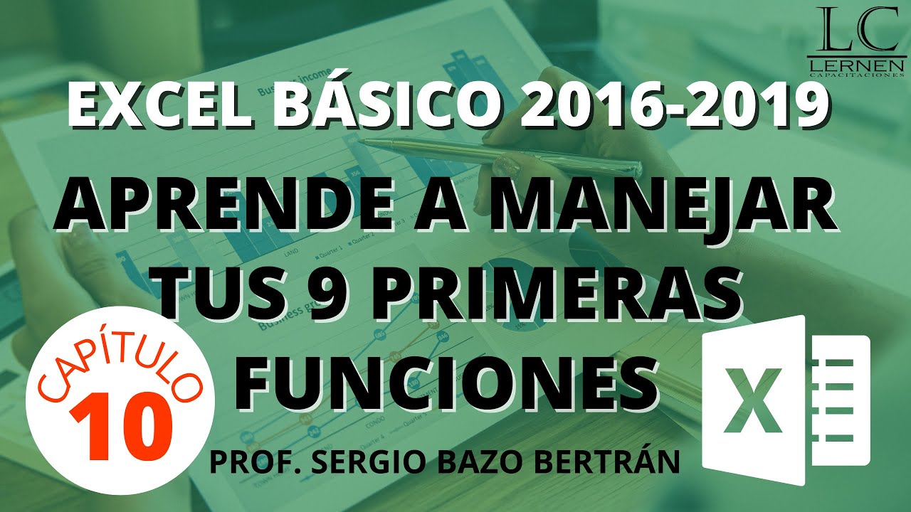 Curso GRATUITO de EXCEL BÁSICO | Parte 10 | Aprende a manejar TUS 10 PRIMERAS FUNCIONES