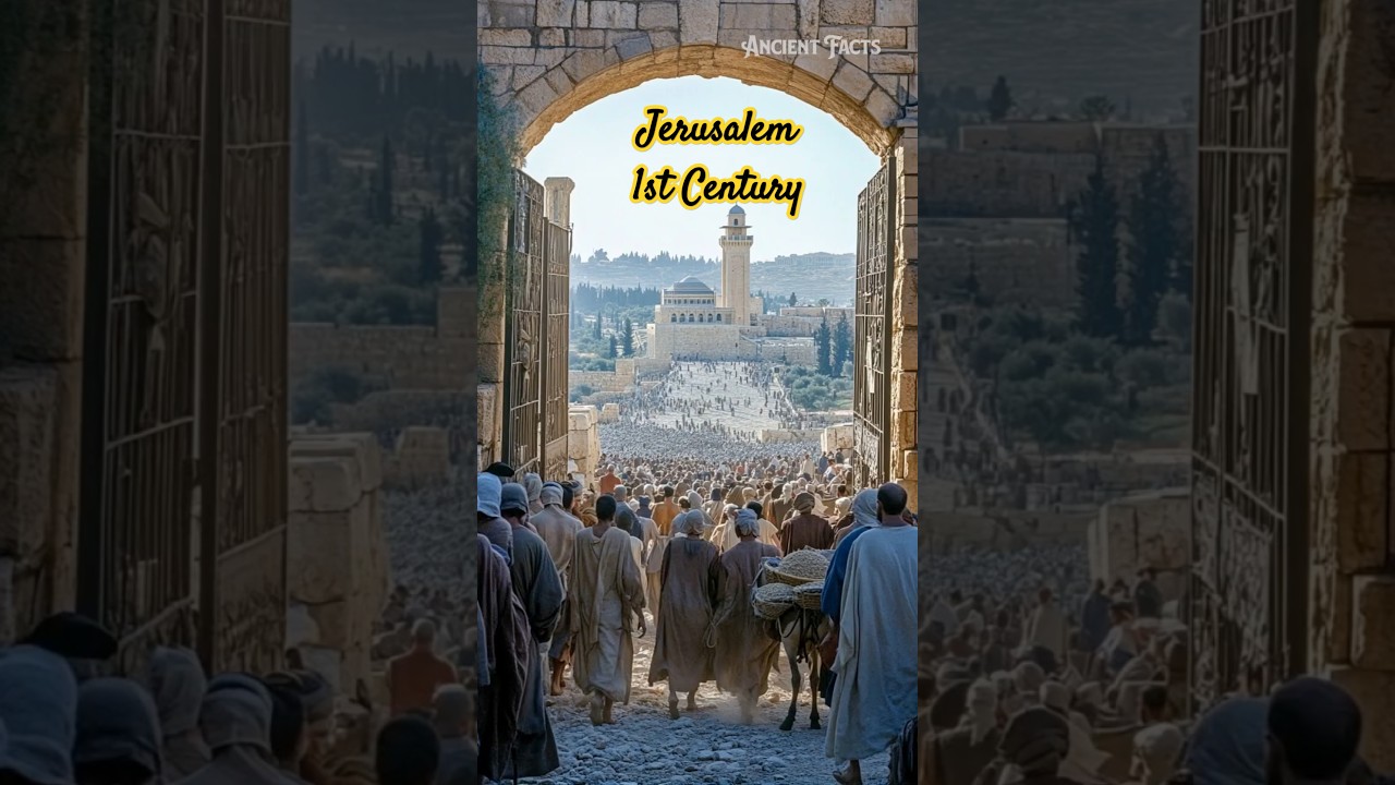 AI Recreates Ancient Jerusalem! (1st Century)  #history #didyouknow #Jerusalem #didyouknow