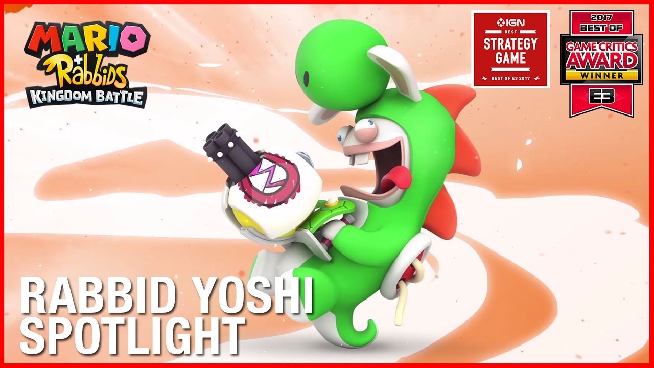 Mario + Rabbids Kingdom Battle: Rabbid Yoshi Spotlight | Gameplay Trailer | Ubisoft [NA]