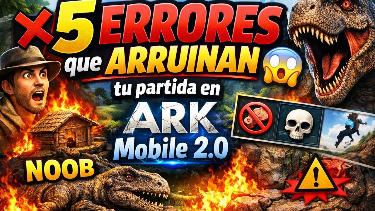 ¡NO cometas estos 5 ERRORES en ARK Mobile 2.0! 🦖❌