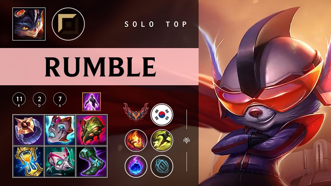 Rumble Top vs Gangplank - KR Grandmaster Patch 26.04