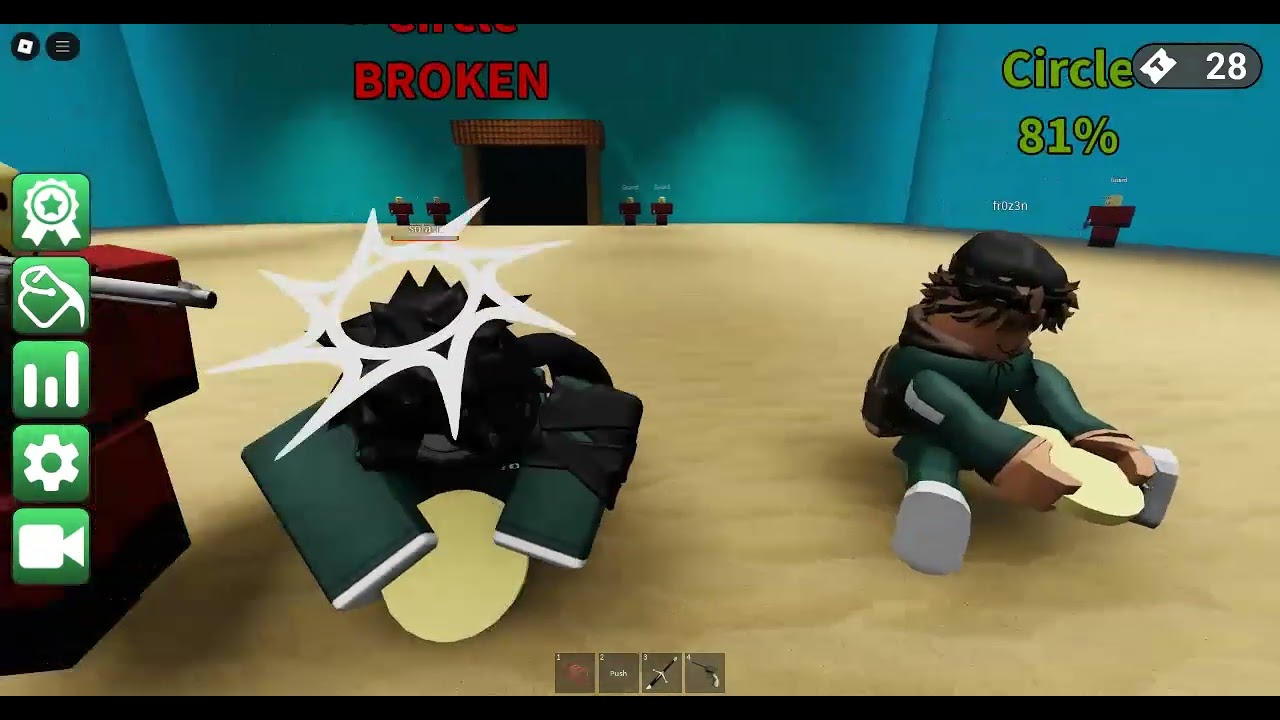 My friends played Squid Game.