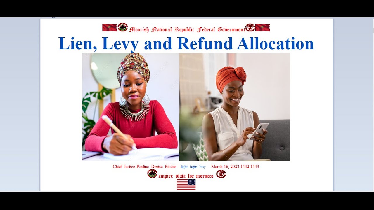 Lien, Levy and Refund Allocation