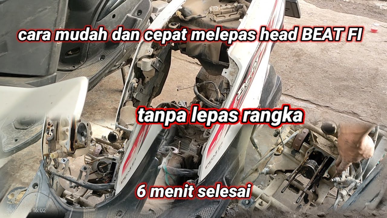 CARA MUDAH DAN CEPAT MELEPAS HEAD BEAT FI//TANPA LEPAS RANGKA
