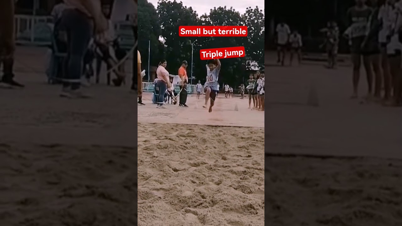 Small but Terrible #triplejump #athletes #athletics #trackandfield