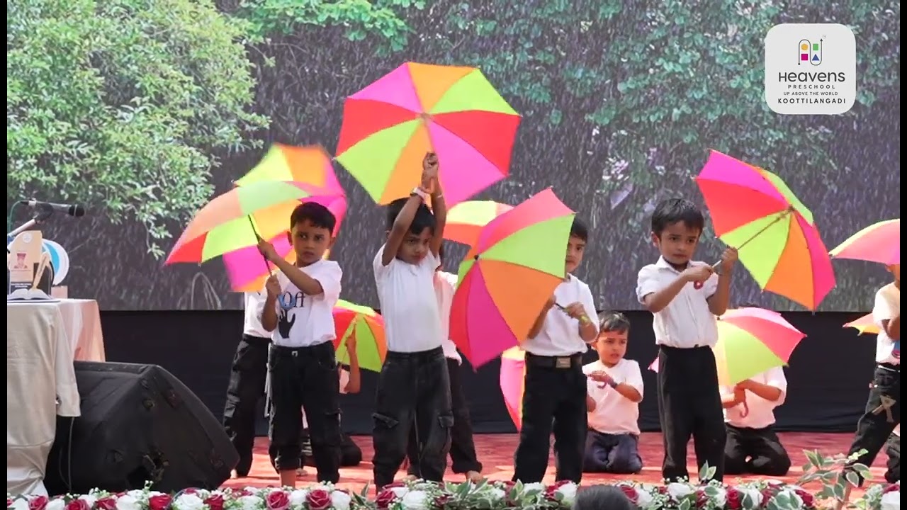 Umbrella Dance | Ember'26 | Annual day Convocation Ceremony | heavens preschool koottilangadi