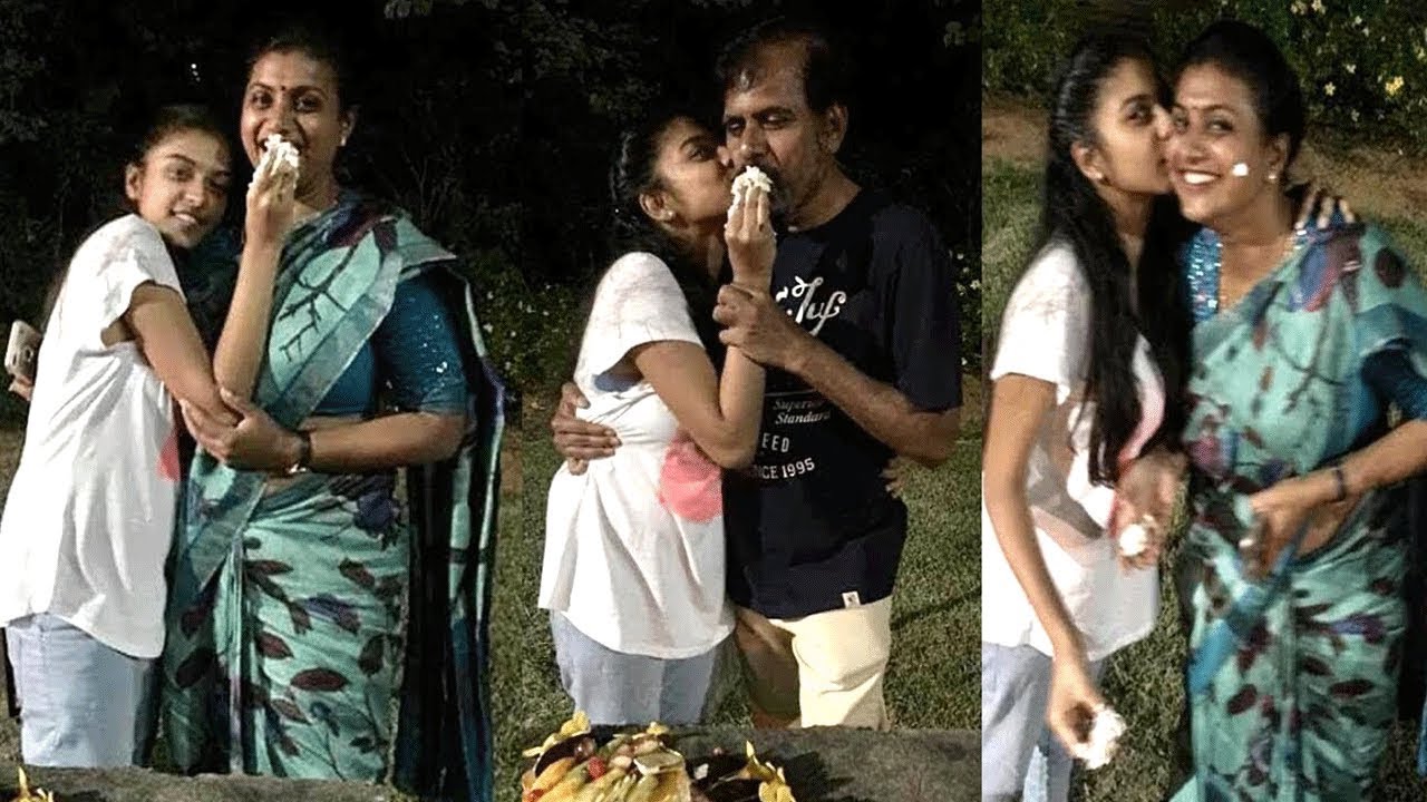 MLA Roja Daughter Anshu Malika surprise Birthday celebrations || Cinema Garage