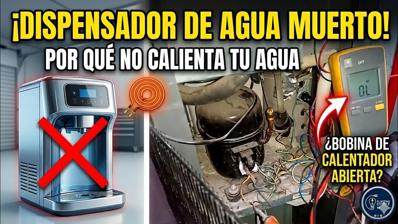 falla más común de dispensador de agua que no calienta 🔥 el agua ☕ aquí te explico de manera fácil ⚡