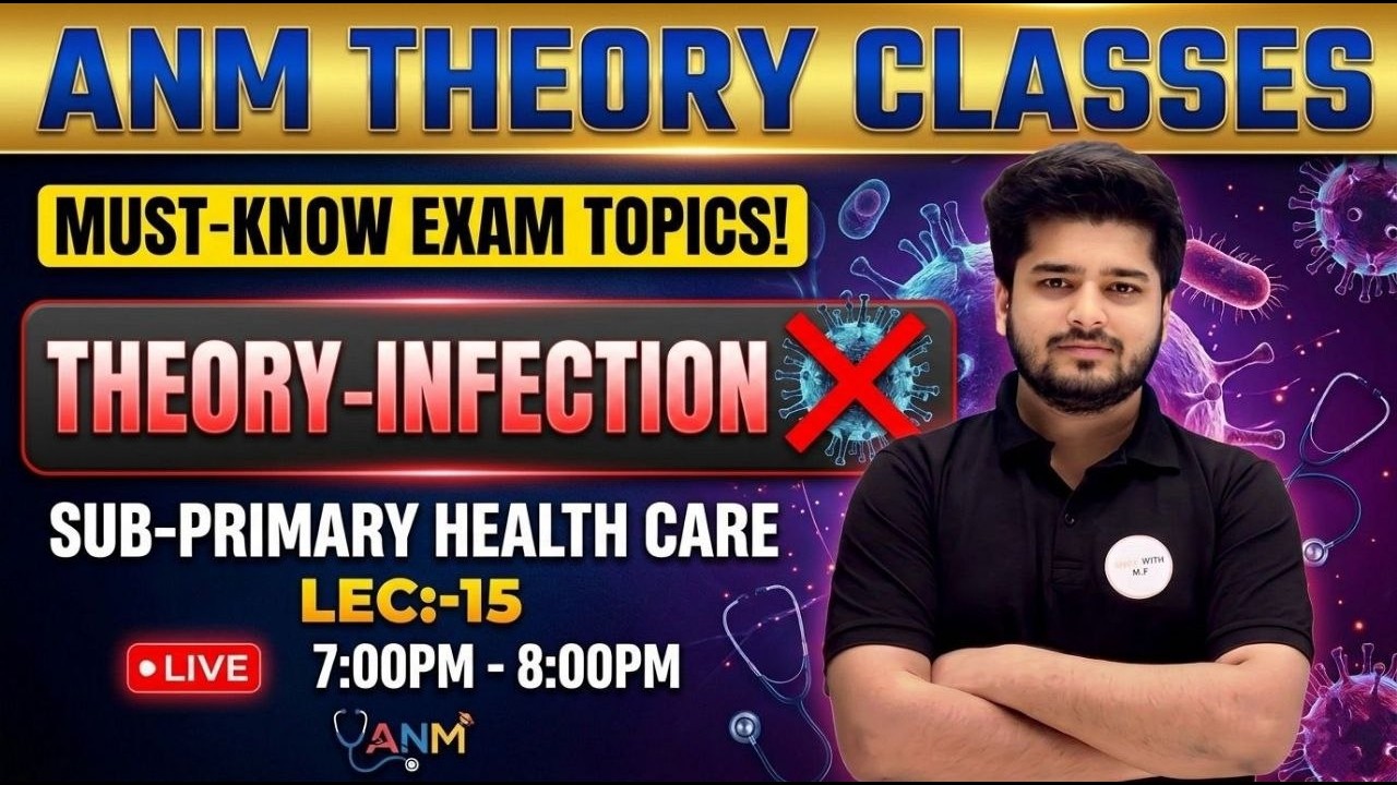 ANM Theory Class 2026 🔥Infection Topic Complete Full Explanation | Must Know Exam Questions | Lec-15