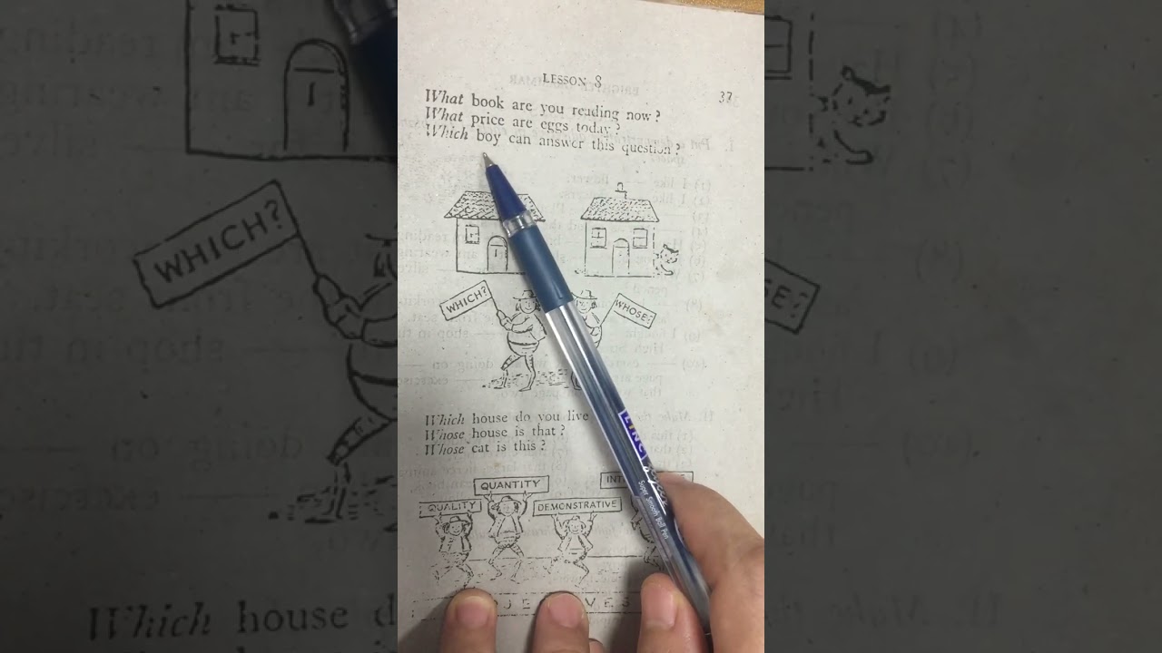 Lesson Eight Demonstrative and Interrogative Adjectives