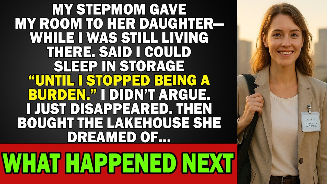 They Gave My Room to Her Daughter—So I Quietly Bought the Lakehouse She Always Wanted