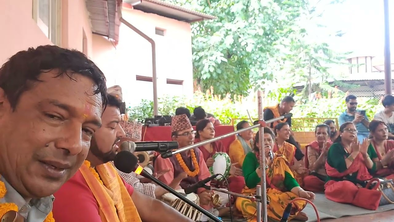जोरपाटी ग्रिनहिल कोलोनी शिव मन्दिरमा भजनकीर्तन भोला न्यौपाने अनि काजु कुँवर