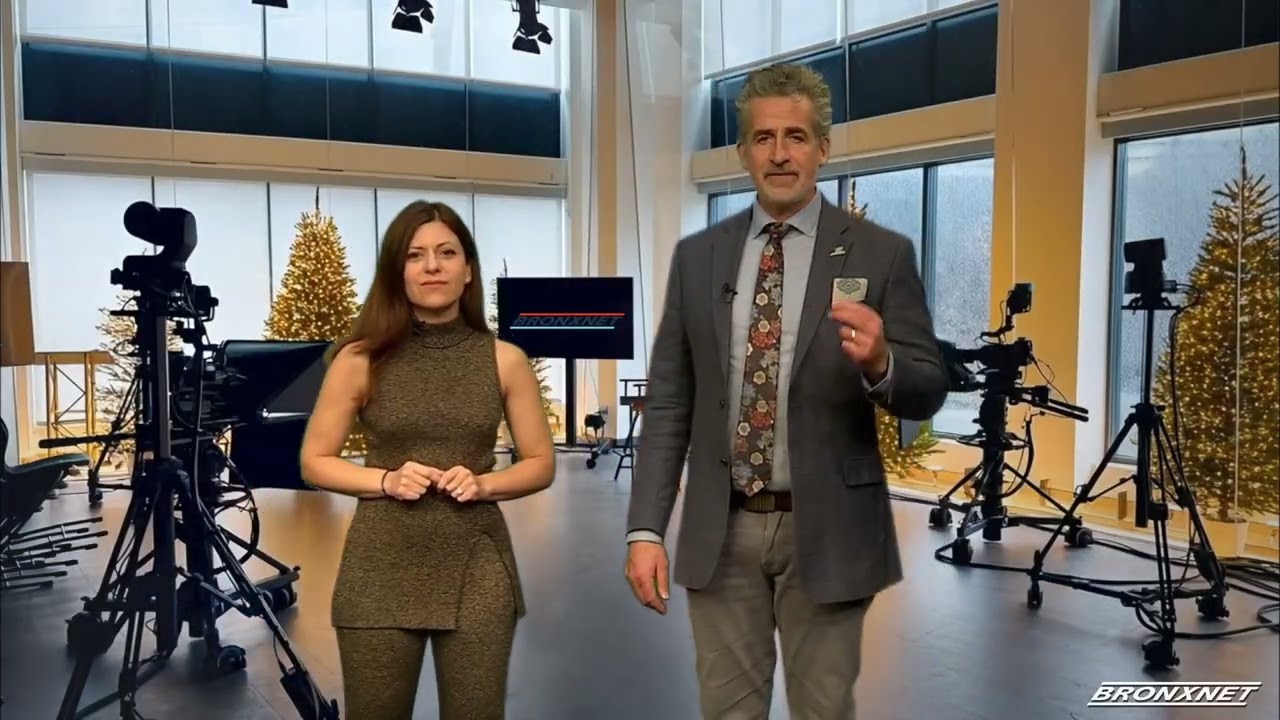 BronxNet 2025 Holiday Greetings: Michael Max Knobbe and Despina Afentouli Knobbe