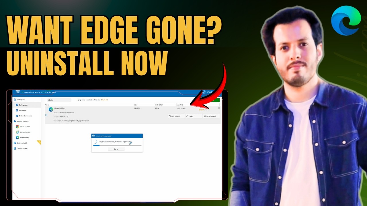 Как навсегда удалить Microsoft Edge в Windows 11 (полное руководство)